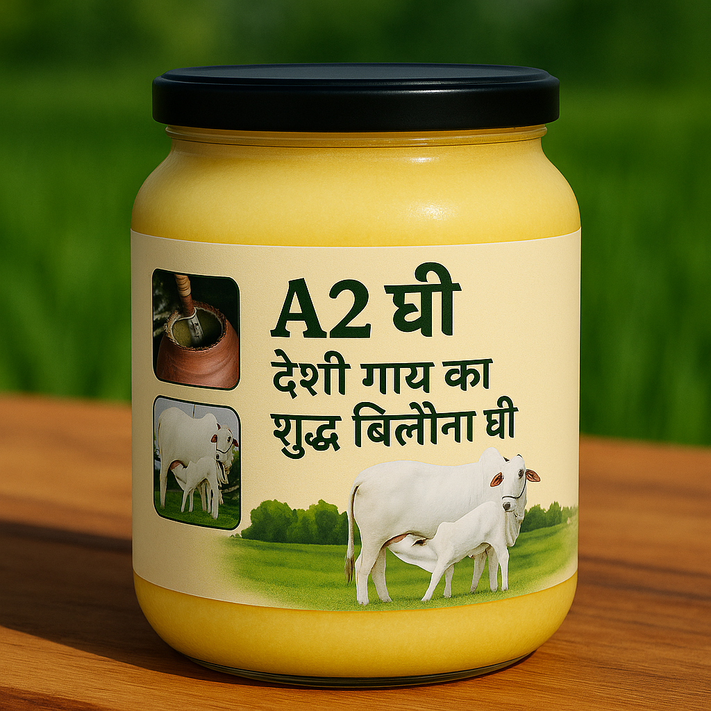 5 Kg A2 Desi Cow Bilona Ghee